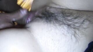 Wife and BBC fuck remove condom huge cumshot